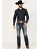 Image #3 - Rock & Roll Denim Men's Pistol Dark Vintage Wash Straight Rigid Denim Jeans, , hi-res