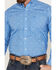 Ariat Men's Leroy Classic Fit Western Shirt, Blue, hi-res