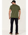 Howitzer Men's Cortez Patriot Dark Wash Stretch Straight Jeans , Dark Wash, hi-res