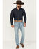 Image #1 - Ariat Men's M4 Corona Marston Light Wash Relaxed Straight Rigid Jeans, Light Wash, hi-res