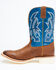 Image #3 - RANK 45® Men's Clements Western Performance Boots - Broad Square Toe, Tan, hi-res