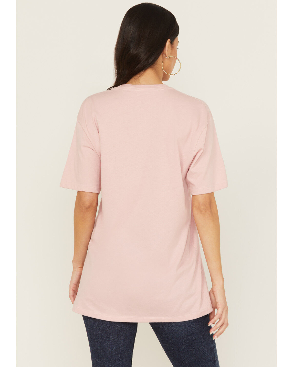 Image #4 - Ariat Women's Skull Short Sleeve Graphic Tee, Pink, hi-res