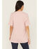 Image #4 - Ariat Women's Skull Short Sleeve Graphic Tee, Pink, hi-res