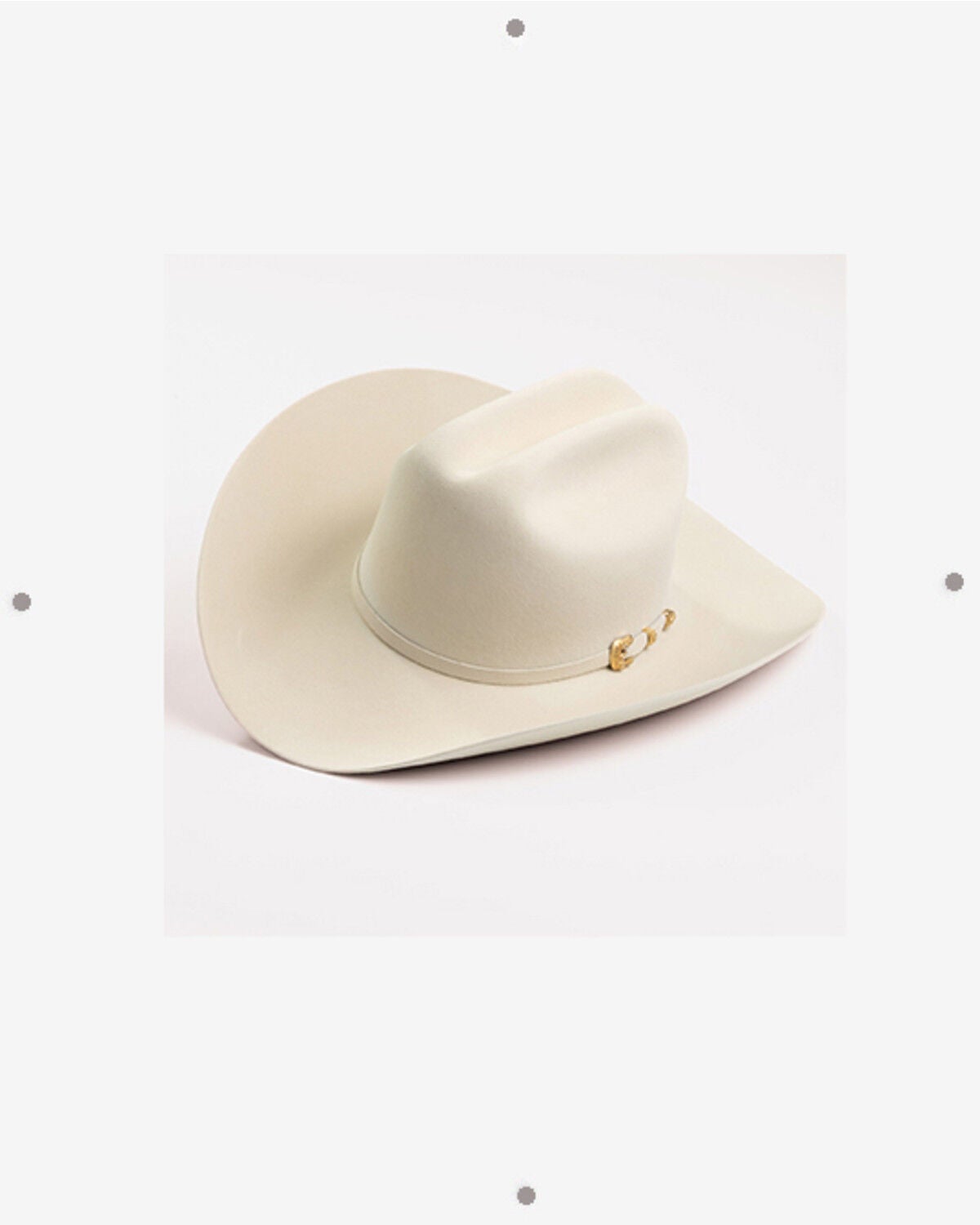 Larry Mahan Opulento 30X Felt Cowboy Hat, Silver Belly, hi-res