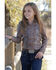 Image #1 - Cruel Girl Girls' Beige Leopard Print Long Sleeve Western Shirt, , hi-res