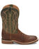 Image #2 - Tony Lama Men's Landgrab Western Boots - Broad Square Toe, Brown, hi-res