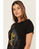 Image #2 - Ariat Women's Wild West Short Sleeve Graphic Tee, Black, hi-res