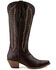 Dan Post Women's Mahan Feather Embroidery Western Boots - Snip Toe, Brown, hi-res