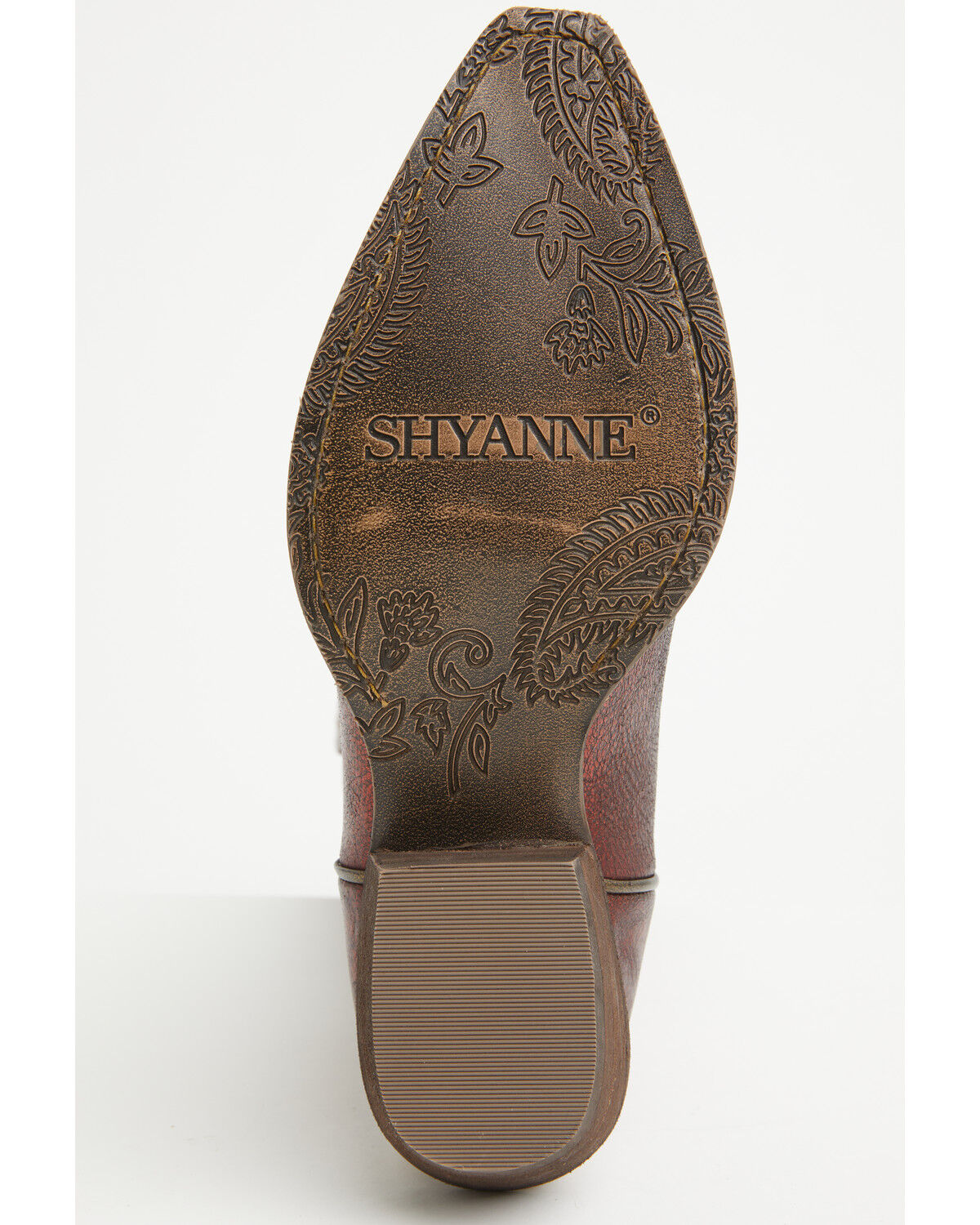 Image #7 - Shyanne Women's Cassie Tall Western Boots - Snip Toe, Wine, hi-res