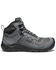 Image #2 - Keen Men's Reno 6" Mid Waterproof Work Boots - Composite Toe, Black, hi-res