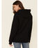 Ruby's Rubbish Women's She's A Good Girl USA Seal Graphic Hooded Sweatshirt , Black, hi-res