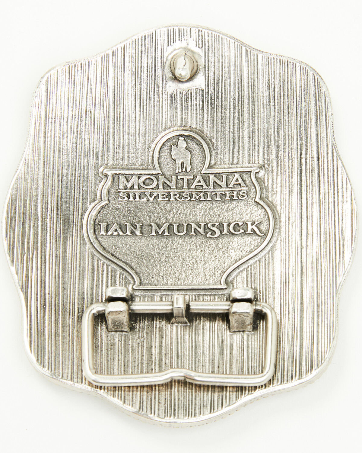 Image #2 - Montana Silversmiths X Ian Munsick Eagle Feather Belt Buckle, Multi, hi-res
