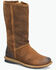 Image #1 - Born Women's Salee Mid Calf Boots - Round Toe, Brown, hi-res