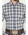 Image #3 - Cody James Men's Tennessee Trail Plaid Print Long Sleeve Button-Down Stretch Western Shirt - Big, Blue, hi-res