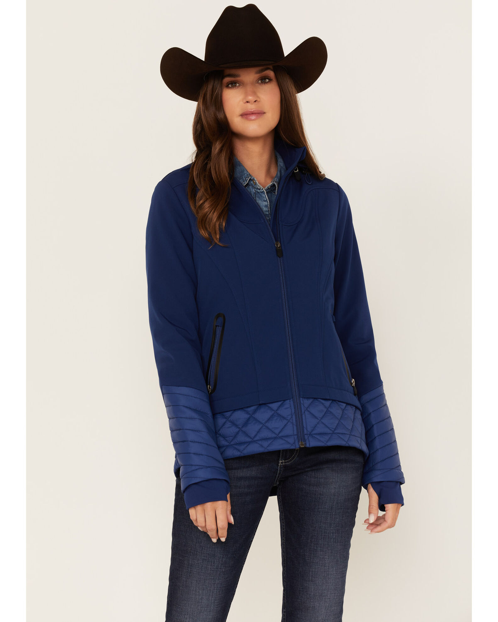 Hybrid store softshell jacket