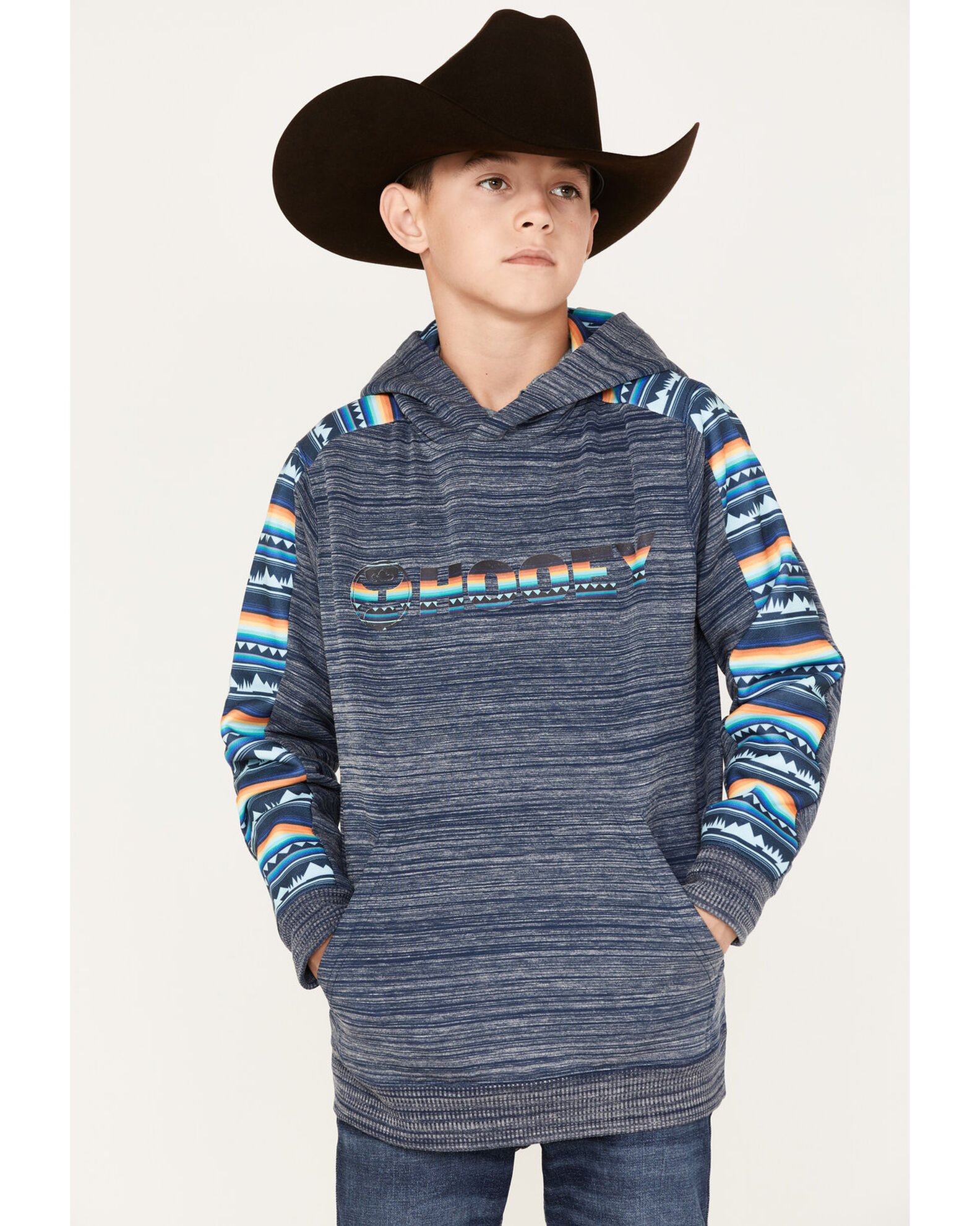 Hooey Boys Serape Logo Graphic Hooded Sweatshirt Boot Barn