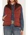 Image #3 - Kimes Ranch Women's Lenora Zip-Up Puffer Vest, Red, hi-res