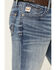 Image #3 - Cinch Men's Boot Barn Exclusive Ian Medium Stonewash Performance Slim Bootcut Jeans, , hi-res