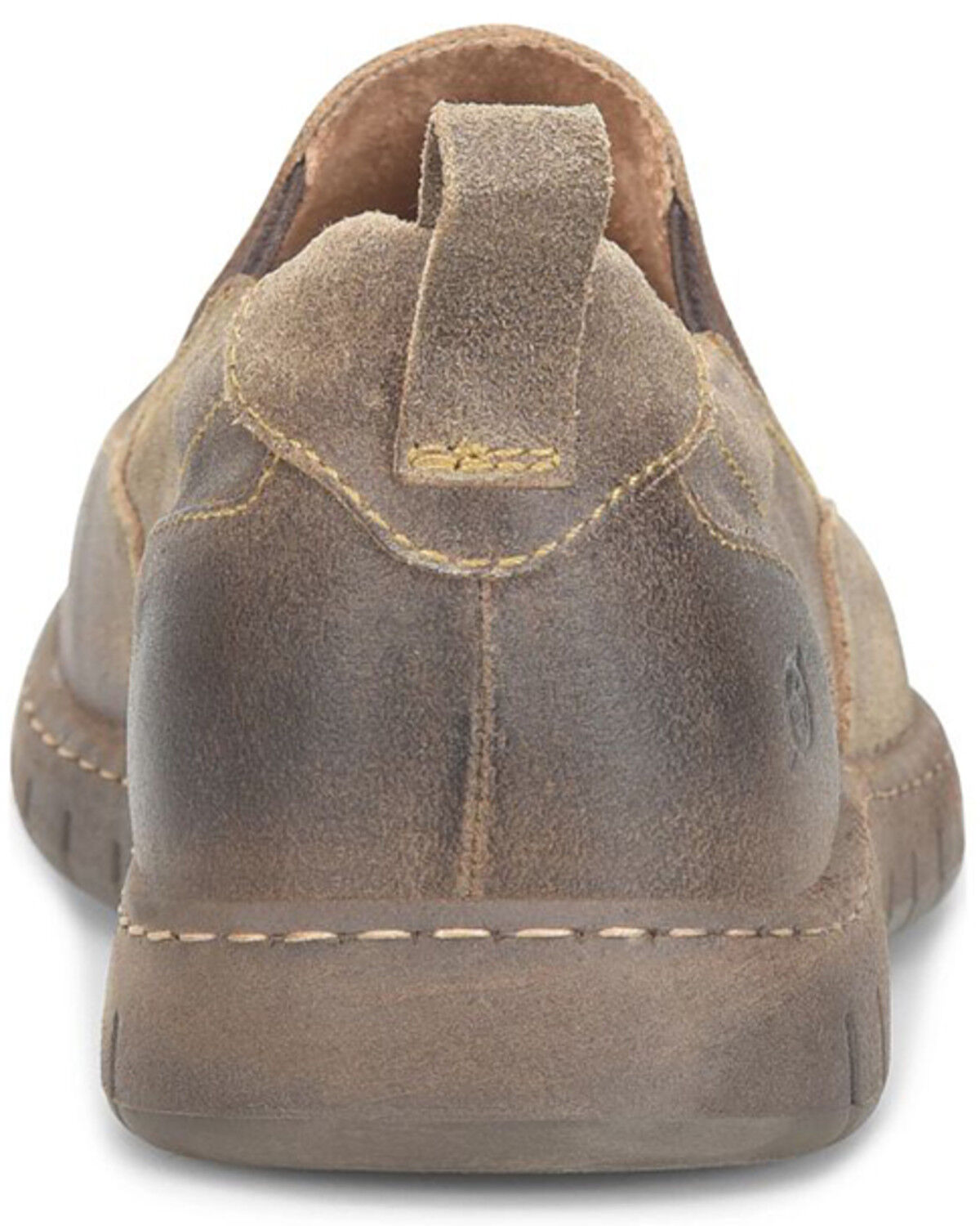 Image #5 - Born Men's Leeds Slip-On Casual Shoes - Moc Toe, Taupe, hi-res