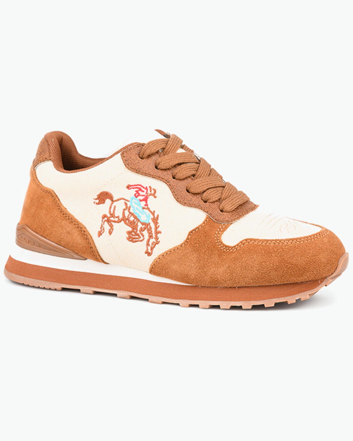 Image #1 - Roper Women's Giddy Up Buckin' Casual Shoes, Brown, hi-res