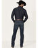 Image #3 - Cinch Men's Silver Label Dark Stonewash Tint Slim Straight Rigid Denim Jeans, , hi-res