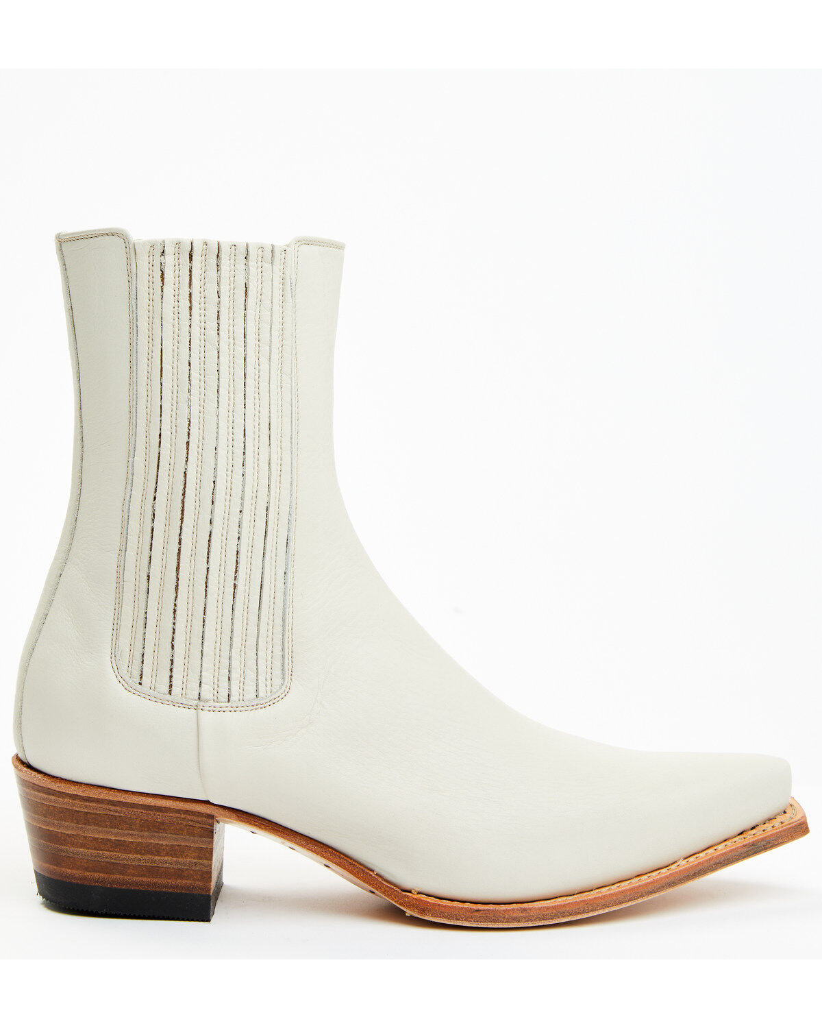 Image #2 - Sendra Women's Western Fashion Booties - Snip Toe, Ivory, hi-res