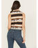 Image #4 - Wrangler Retro Women's Southwestern Print Sleeveless Button-Down Tie-Front Western Shirt, Brown, hi-res