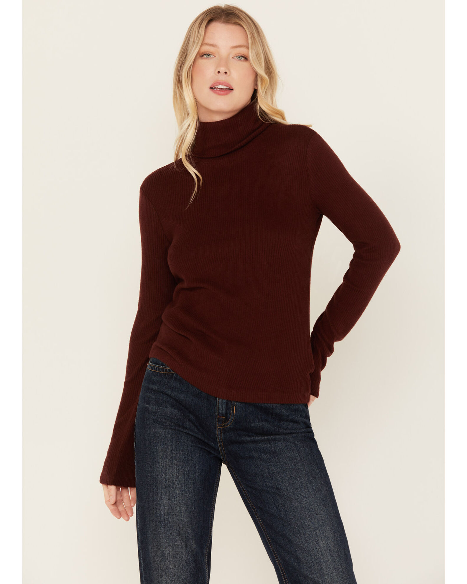 Wine turtleneck hotsell