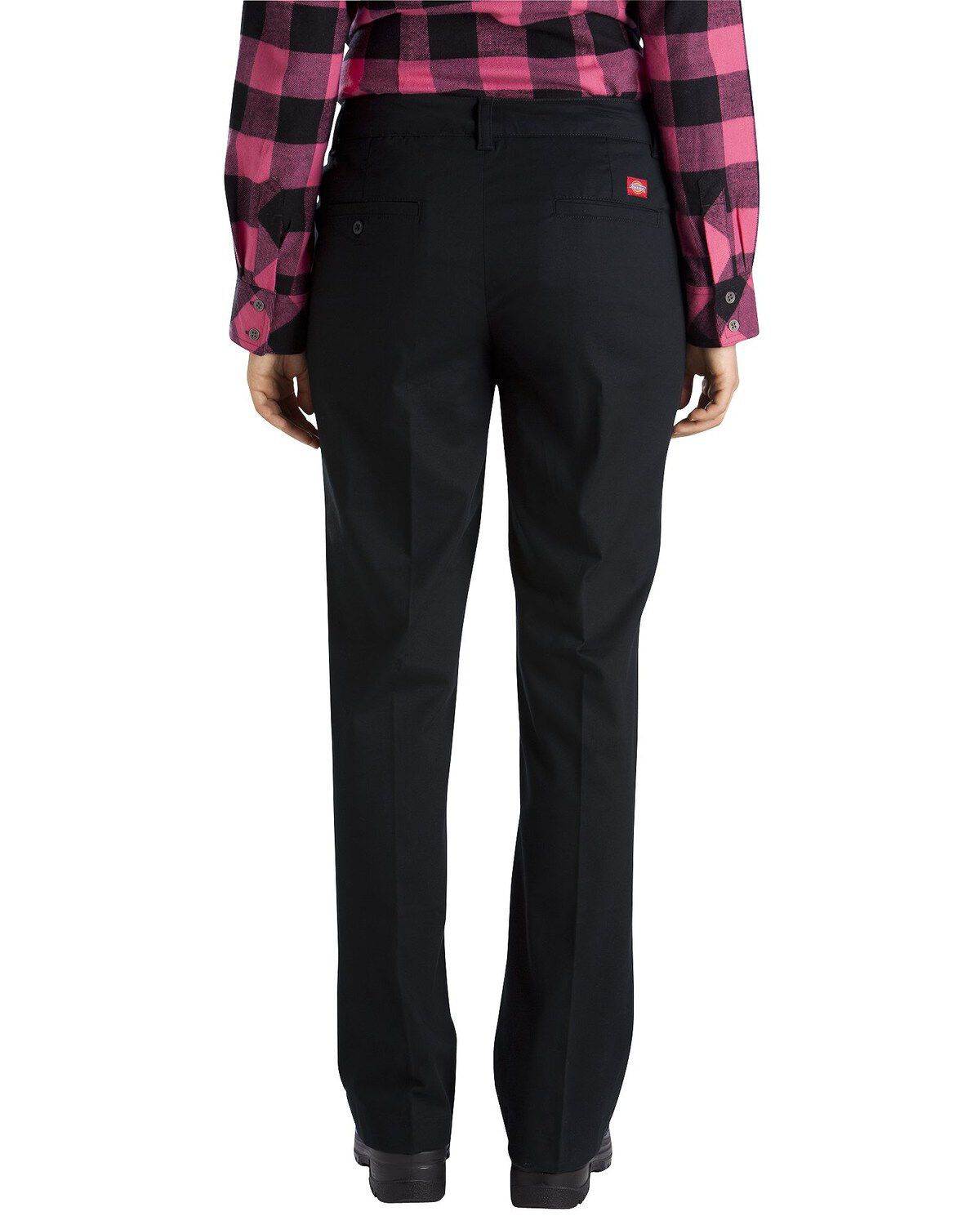 Dickies Women's Relaxed Stretch Twill Pants, Black, hi-res