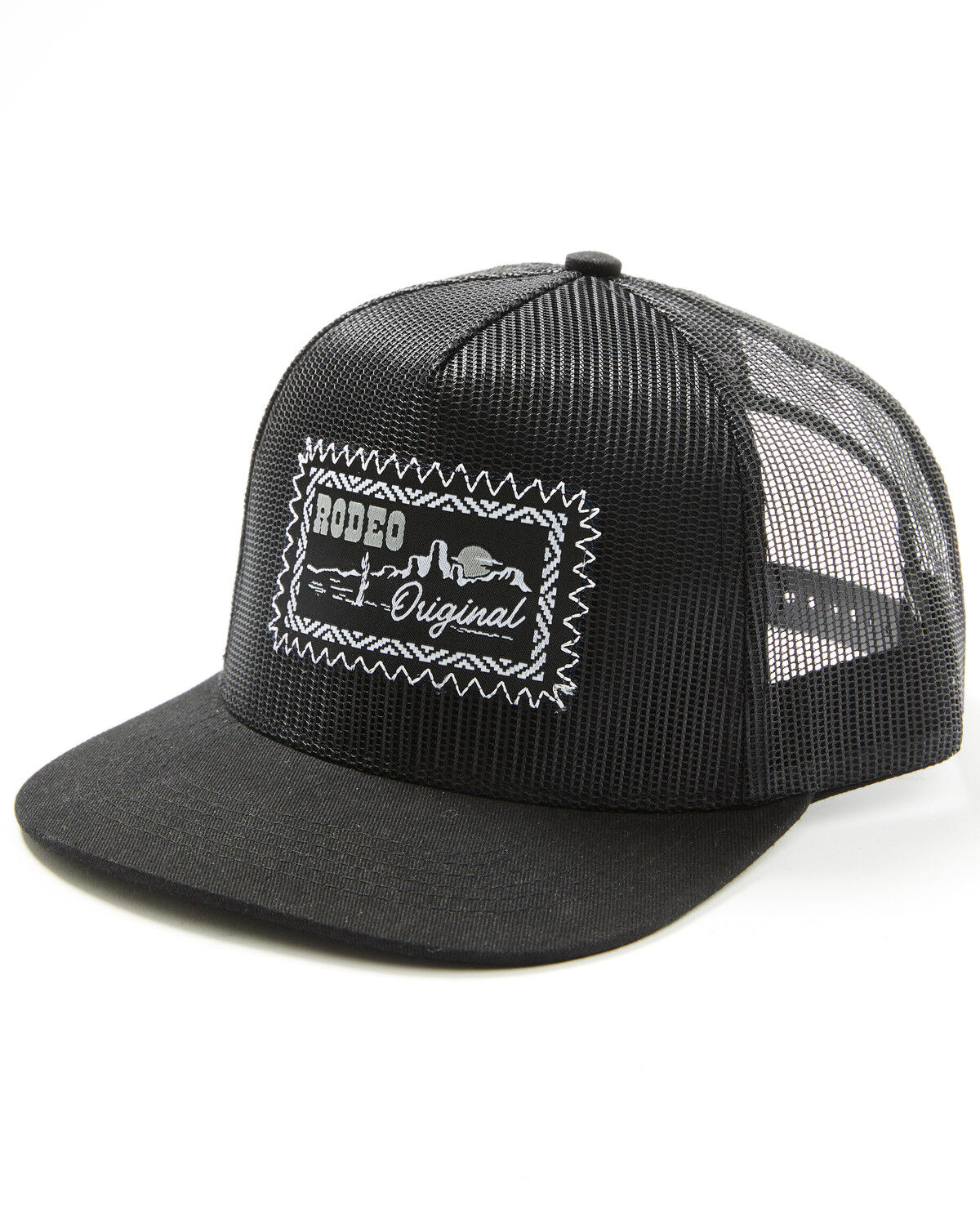 Image #1 - RANK 45® Men's Rodeo Original Ball Cap, Black, hi-res