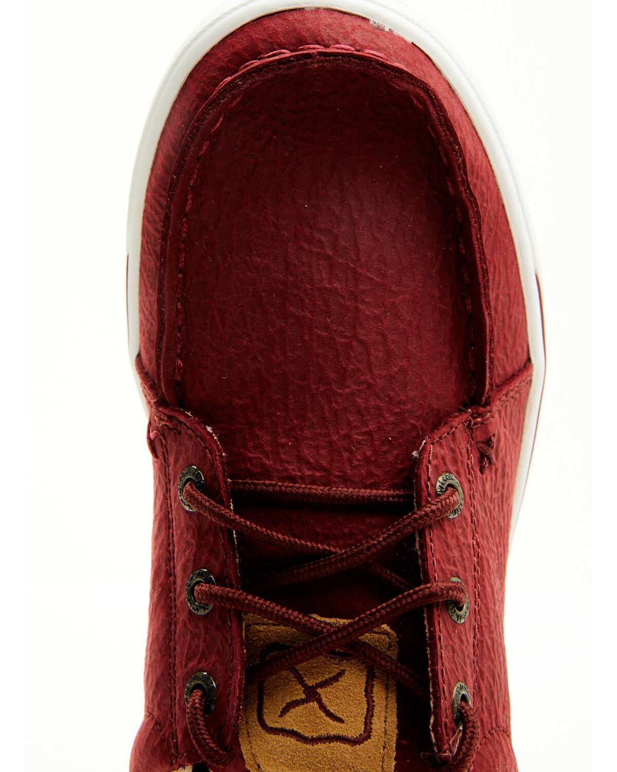 Image #6 - Twisted X Men's Kicks Casual Shoes - Moc Toe, Red, hi-res