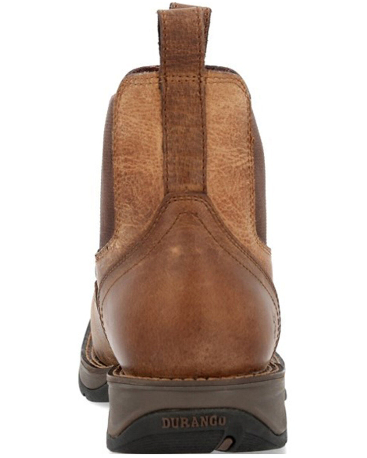 Image #5 - Durango Men's Red Dirt Label Casual Chelsea Boots - Broad Square Toe, Tan, hi-res