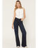 Image #1 - Kimes Ranch Women's Dark Wash High Rise Olivia Wide Leg Stretch Denim Jeans, Dark Wash, hi-res