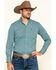 Image #1 - Wrangler 20X Men's Scale Print Performance Long Sleeve Western Shirt , , hi-res