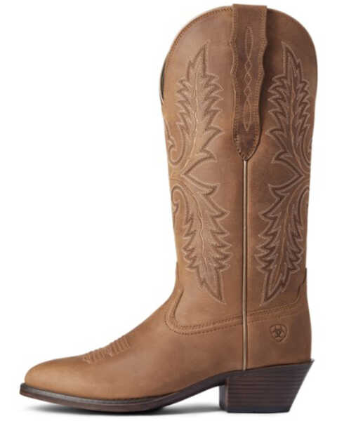 Image #2 - Ariat Women's Tan Bomber Heritage Elastic Cuff Lightweight Full-Grain Western Performance Boots - Round Toe  , Brown, hi-res