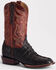Image #1 - Lucchese Men's Hendrik Exotic Caiman Western Boots - Broad Square Toe, Black, hi-res