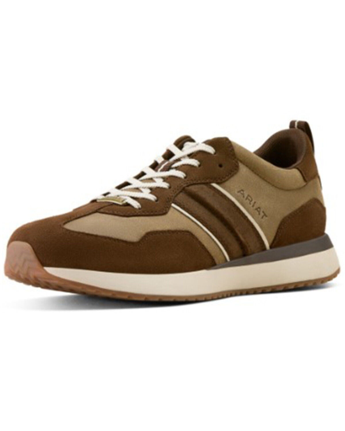 Image #2 - Ariat Men's Ranch Runner Shoes, Brown, hi-res
