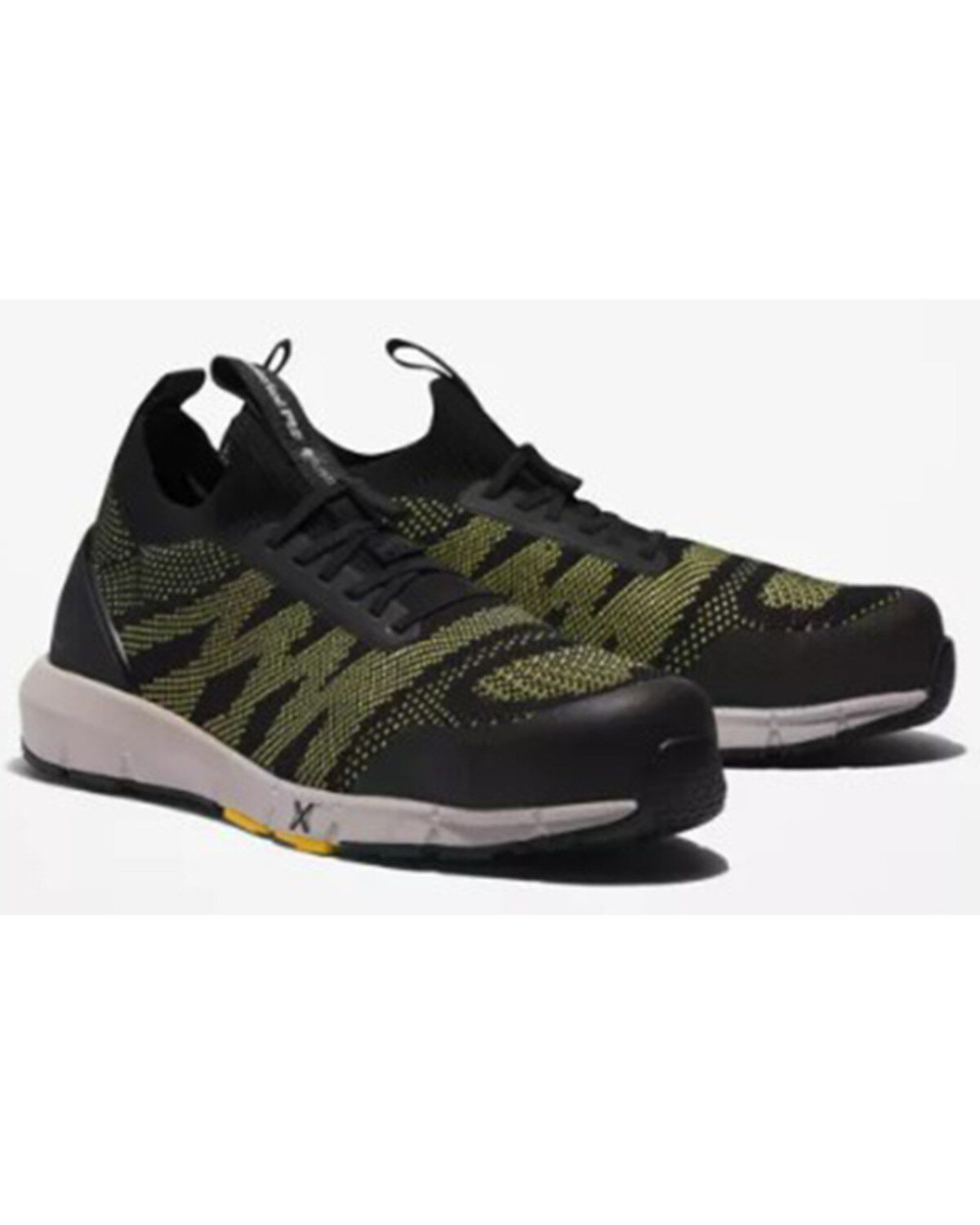 Image #1 - Timberland PRO Men's Radius Knit Lace-Up Work Shoe - Composite Toe, Black, hi-res