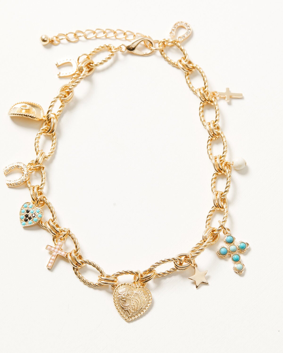 Image #2 - Shyanne Women's Charm Boot Jewelry, Gold, hi-res
