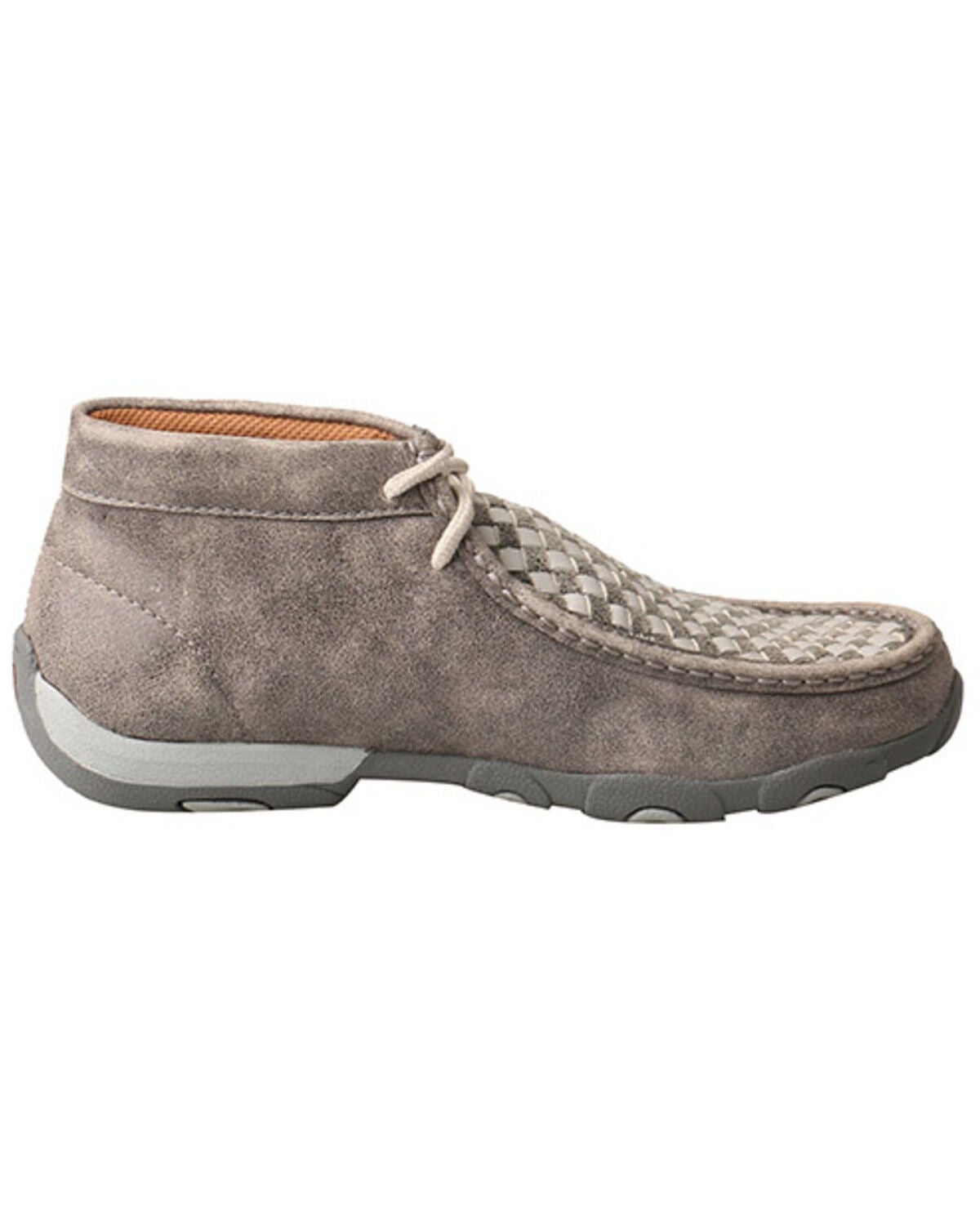 Twisted X Women's Weave Grey Moccasin 