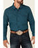 Image #3 - Cody James Men's Ride On Solid Long Sleeve Snap Western Shirt, Turquoise, hi-res