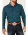 Image #3 - Cody James Men's Ride On Solid Long Sleeve Snap Western Shirt , Turquoise, hi-res