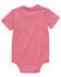 Image #2 - Carhartt Infant Boys' Short Sleeve Pocket Onesie, Pink, hi-res