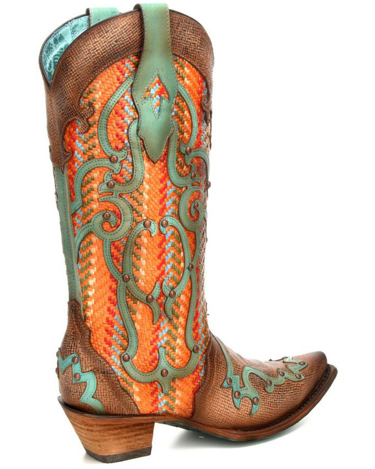 multicolored boots