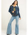 Image #6 - Shyanne Women's Medium Denim Sherpa Trucker Jacket , , hi-res