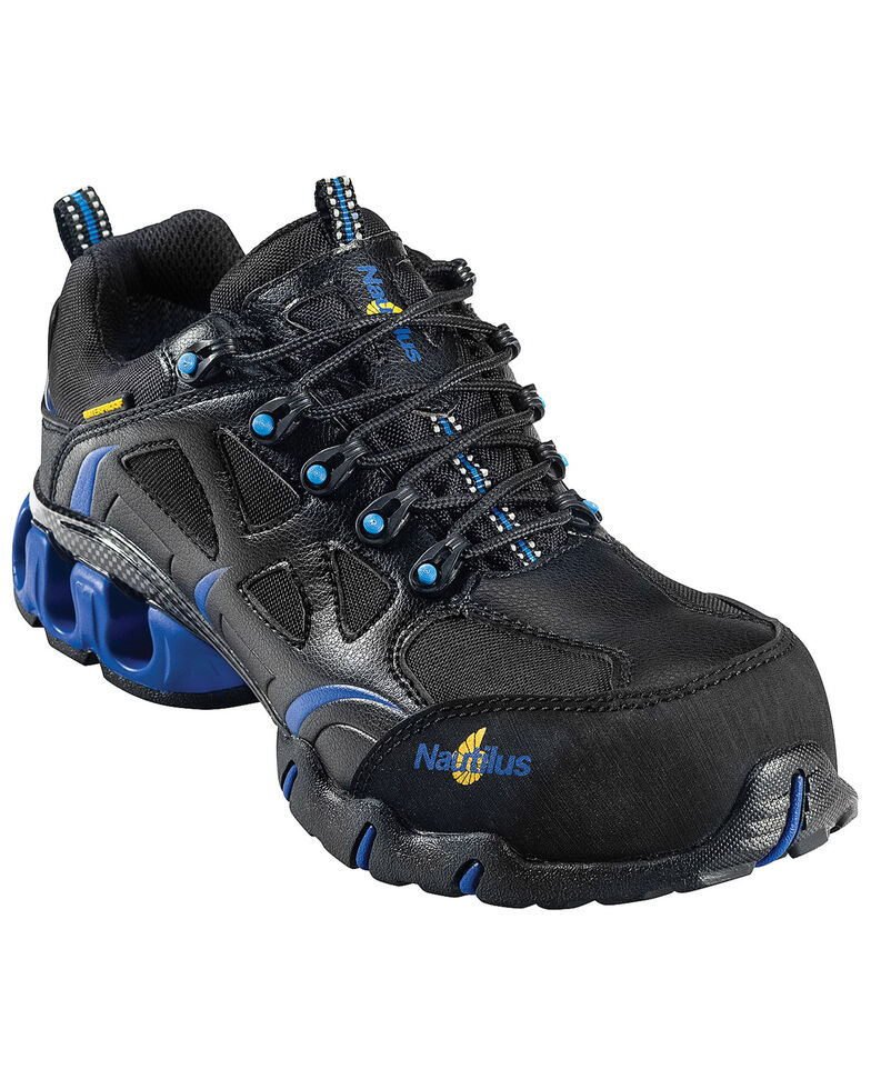 Nautilus Men's Black Nylon Microfiber Athletic Work Shoes - Composite Toe | Boot Barn