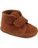 Minnetonka Infant Girls' Fringe with Velcro Closure Booties, Brown, hi-res