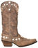 Image #2 - Durango Women's Driftwood Floral Western Boots - Snip Toe, , hi-res