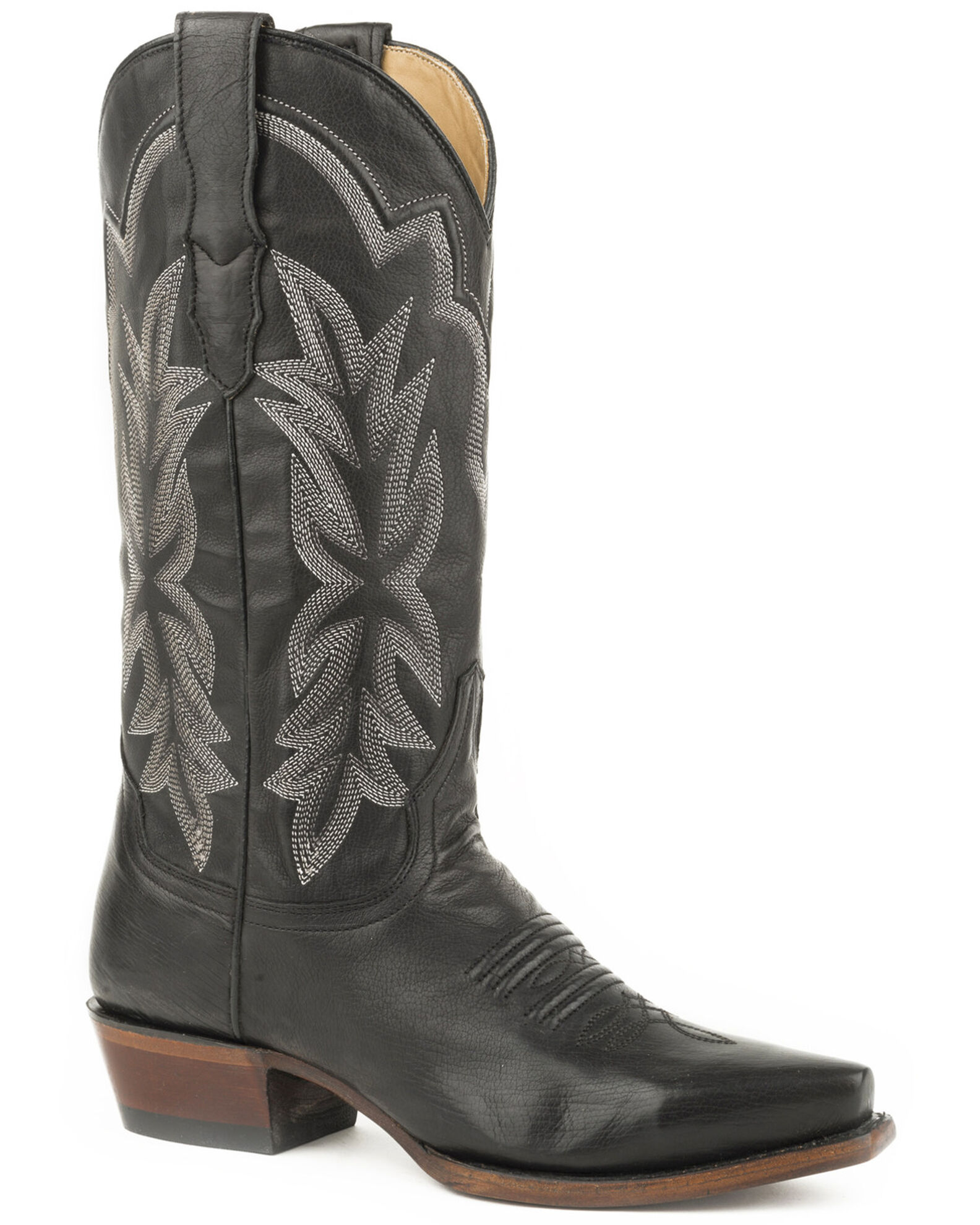 Stetson Women s Black Casey Western Boots Snip Toe Boot Barn