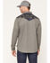 Image #4 - Cody James Men's FR Worthy Long Sleeve Snap Flannel Work Shirt, Grey, hi-res
